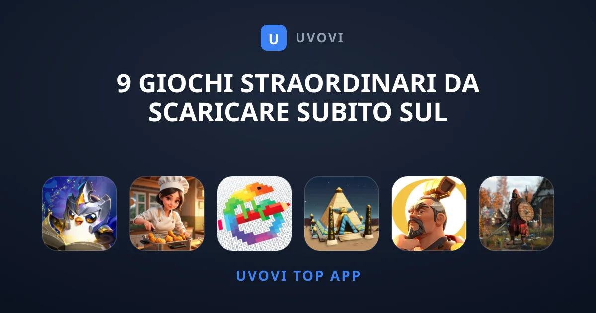 9 Giochi Straordinari da Scaricare Subito sul Telefono
